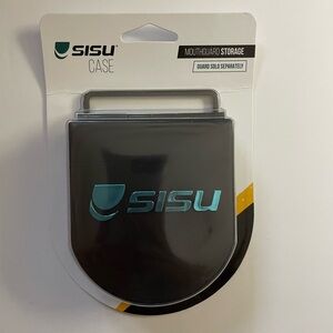 New SISU Sports Mouthguard Storage Container Black Case